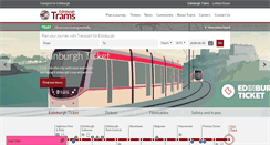Desktop Screenshot of edinburghtrams.com