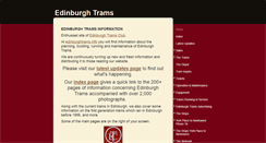 Desktop Screenshot of edinburghtrams.info