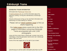 Tablet Screenshot of edinburghtrams.info